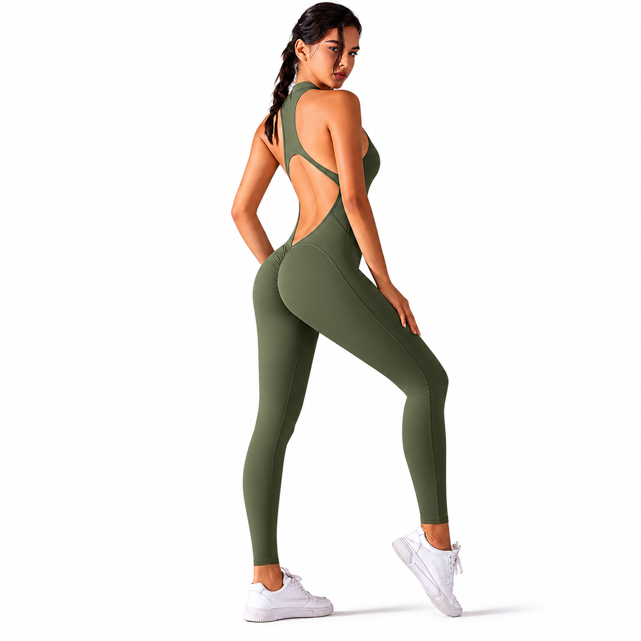 Combinaison Sculpt™ — Dos nu & Push-up intégré