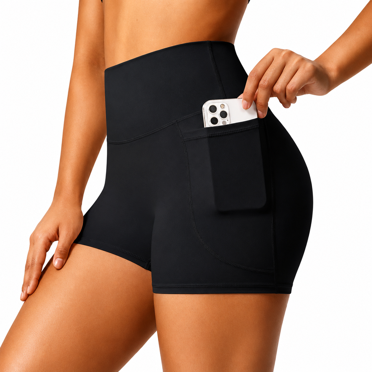 Short Rider™ — Cycliste gainant taille haute avec poches