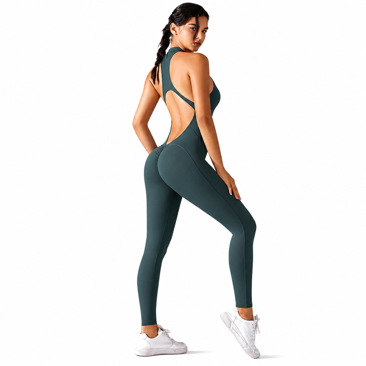 Combinaison Sculpt™ — Dos nu & Push-up intégré
